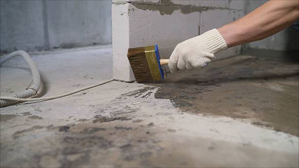 Crawl space vapor barrier installation in Churchville, NY